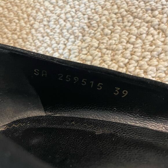 Yves Saint Laurent Palais Platform Stiletto High Heels Peep Toe Suede US 9 EU 39 - Picture 12 of 17